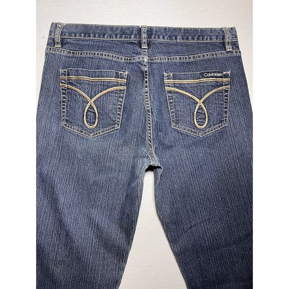 Calvin Klein Jeans Women 30 (33x28 Actual) Skinny Blue Denim - Picture 12 of 13